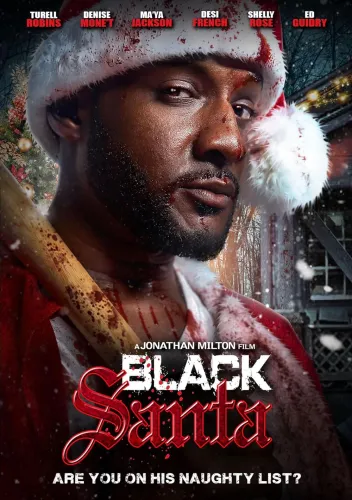 Чёрный Санта постер